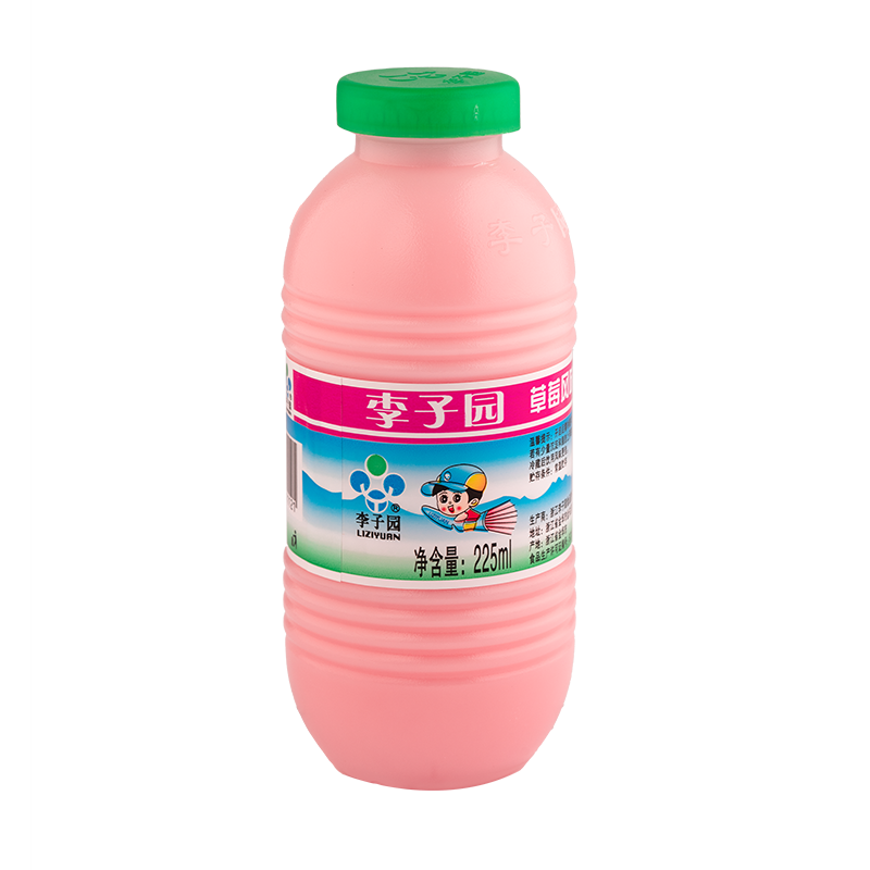草莓風味乳飲料，單瓶凈含量225ml
